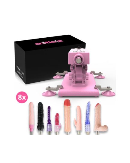 love machine Reid sexmachine met 8 opzetstukken